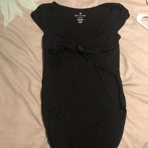 AE Black Short Sleeve bodysuit